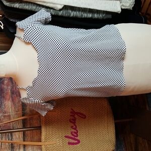 MORNEAU | Polka Dot Knit Top